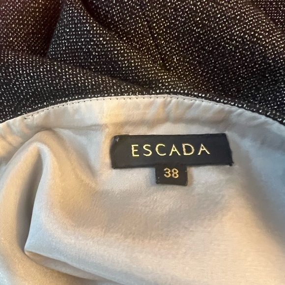 Escada Black Pencil Skirt Straight Size 38 US 8 - Picture 3 of 4